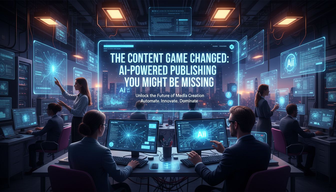 AI-powered publishing workflow transforming content, seo, and multi-site publishing you