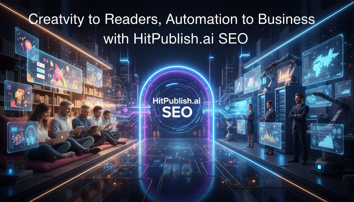 Navigating creativity to readers, automation for business via seo-focused publishing