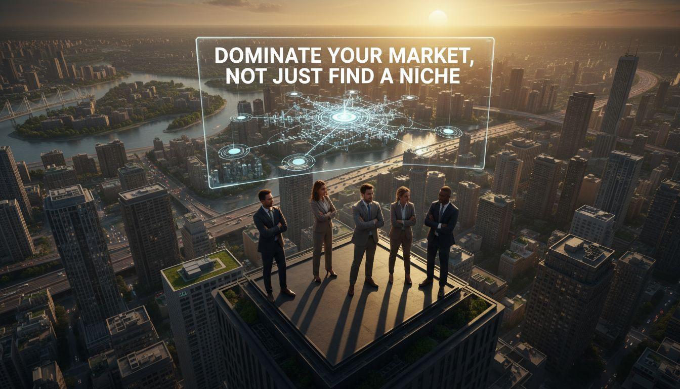 Business strategist mapping a scalable system to dominate a market